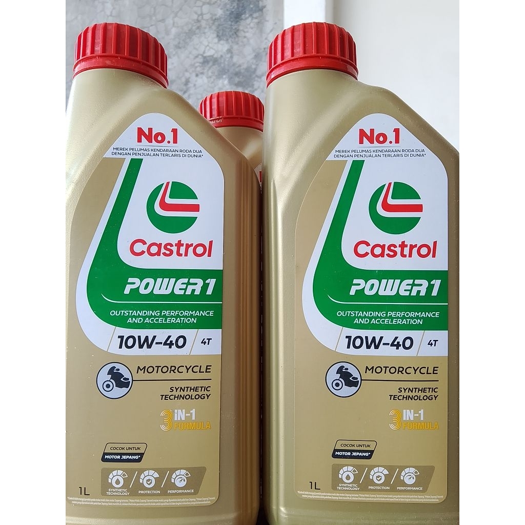 oli 4T Castrol power 1 10W-40 motor sport 1 liter