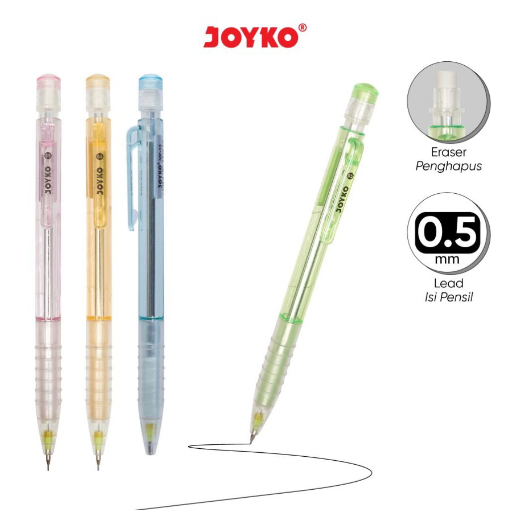 

Pensil Mekanik Joyko MP15 0.5 mm | termurah satuan 1 Pcs