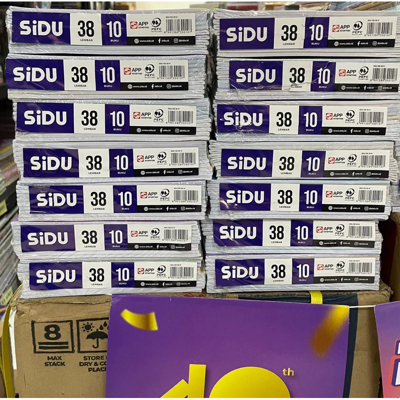 

[Whispers] Buku Tulis Sidu 38 Lembar 16x21 Cm [Pak=10 Pcs]