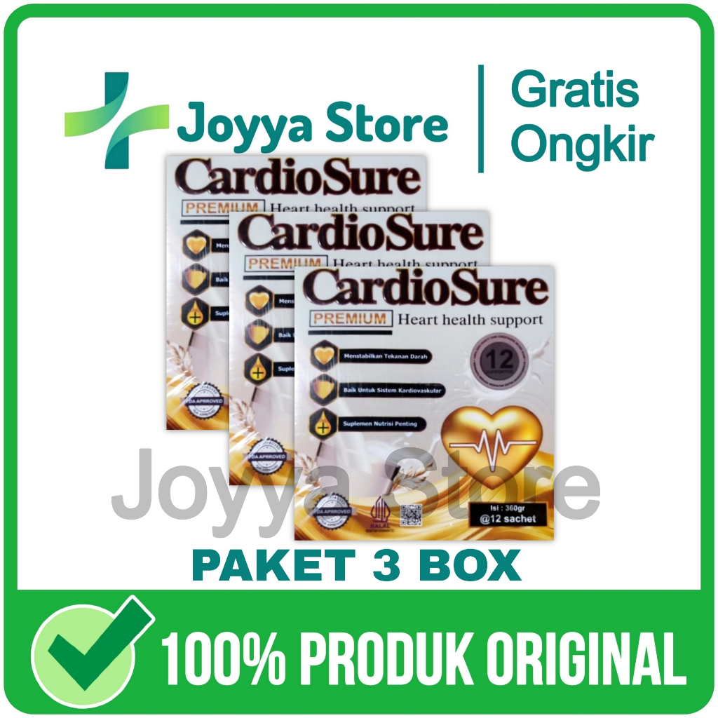

Promo 3 Box Susu Cardiosure Asli Original Untuk Obati Hipertensi Darah Tinggi Asam Urat BPOM