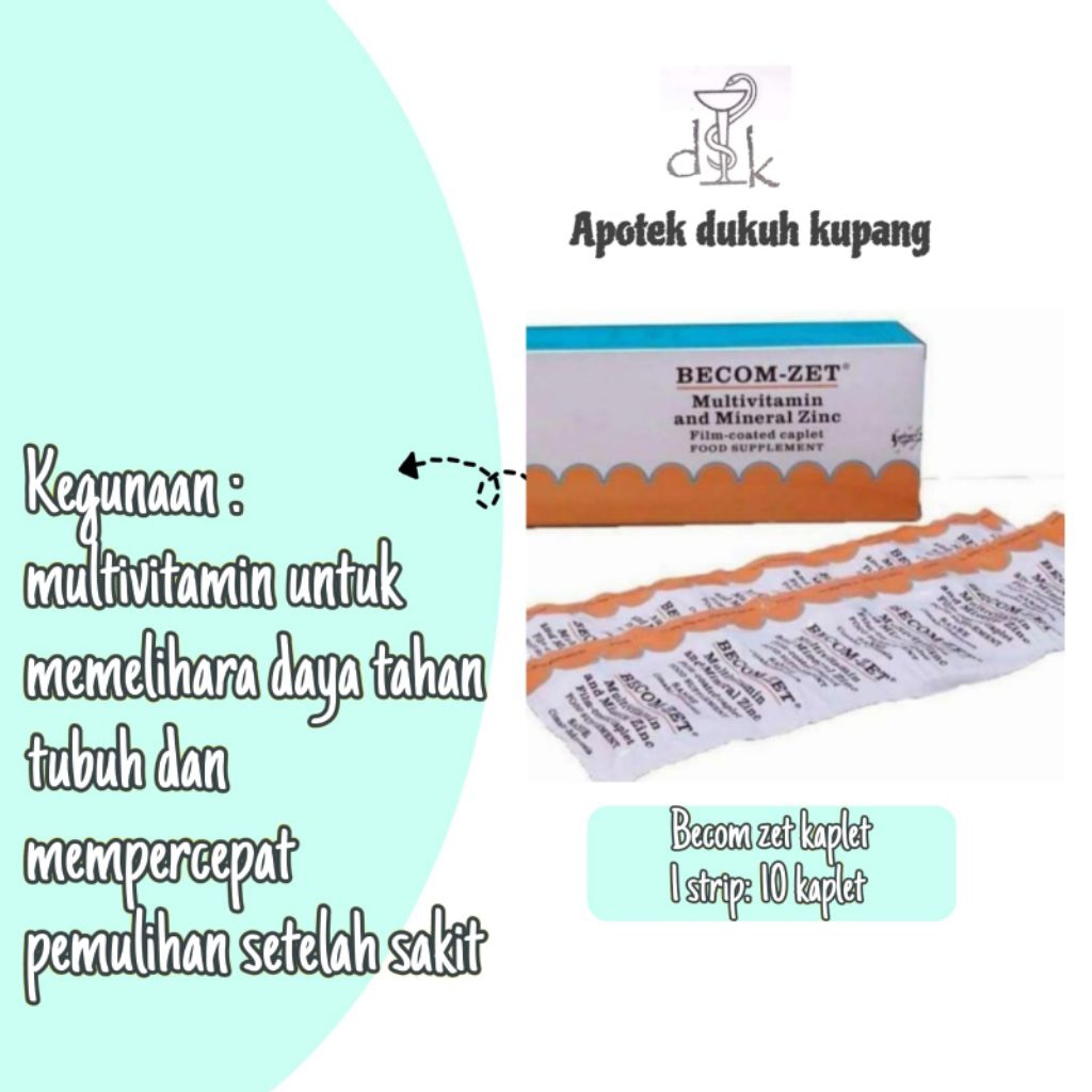 Becom zet multivitamin ( 1 strip: 10 tab )