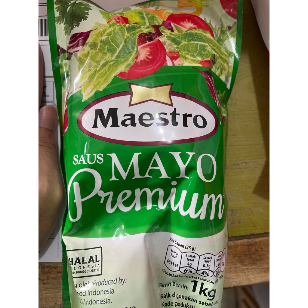 

Maestro mayonnaise 1kg mayo mayones mayonais