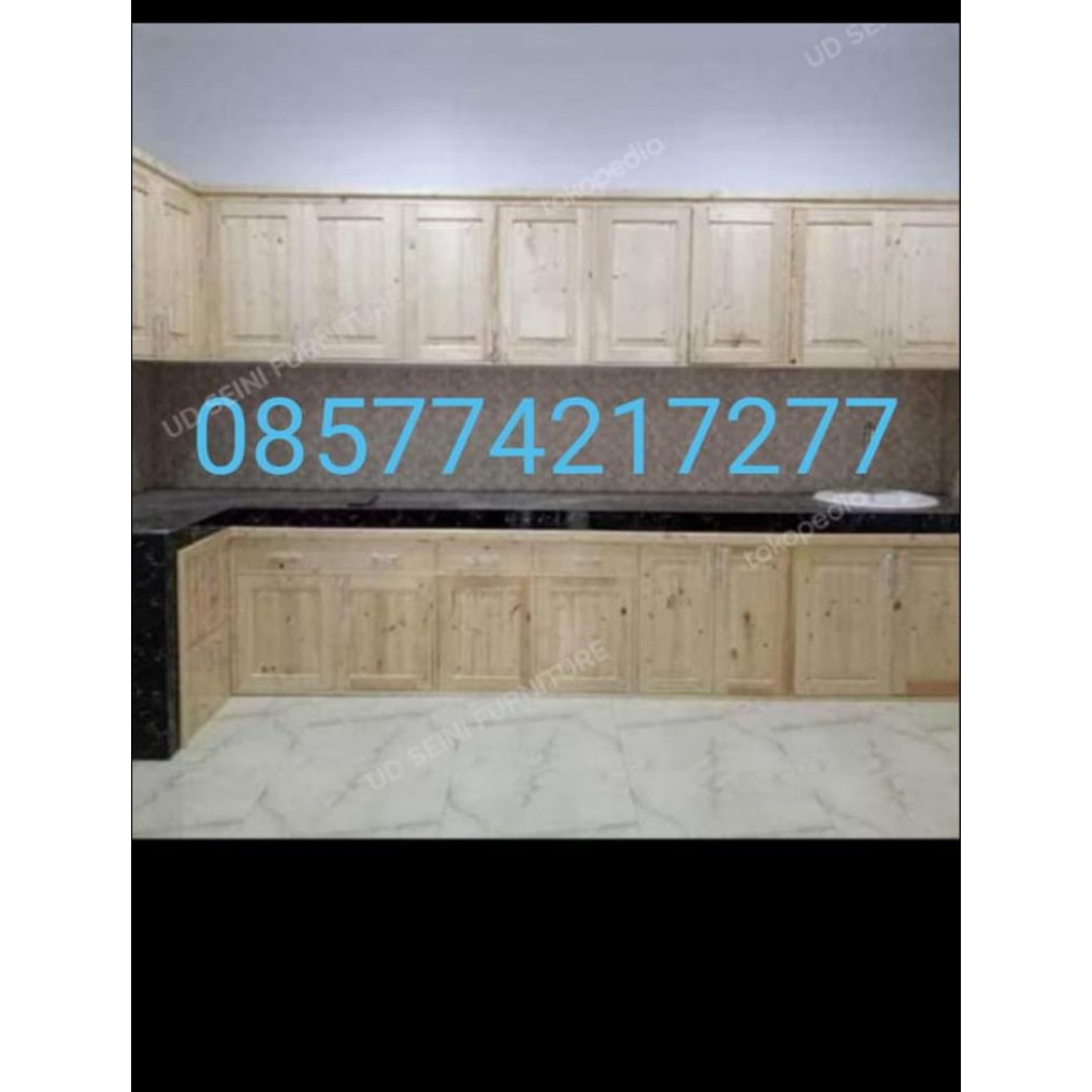 kichenshet / lemari dapur Kayu jati Belanda