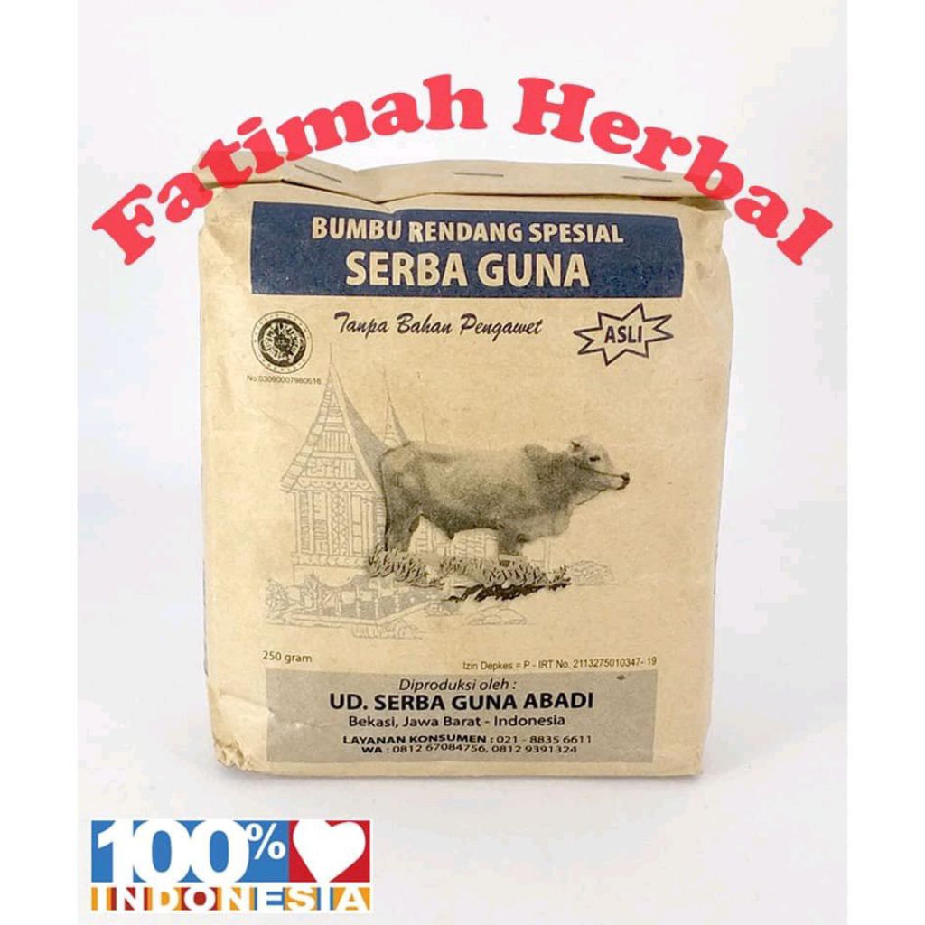 

Bumbu Rendang Spesial Serbaguna Lis biru 250 gram