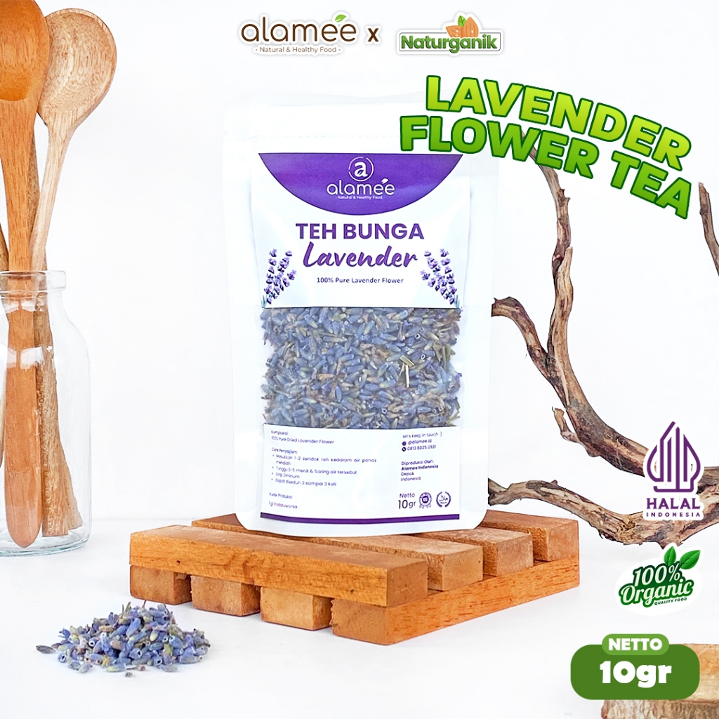 

ALAMEE Lavender Tea Teh Bunga Organik Kering Dried Flower 10gr Premium Naturganik