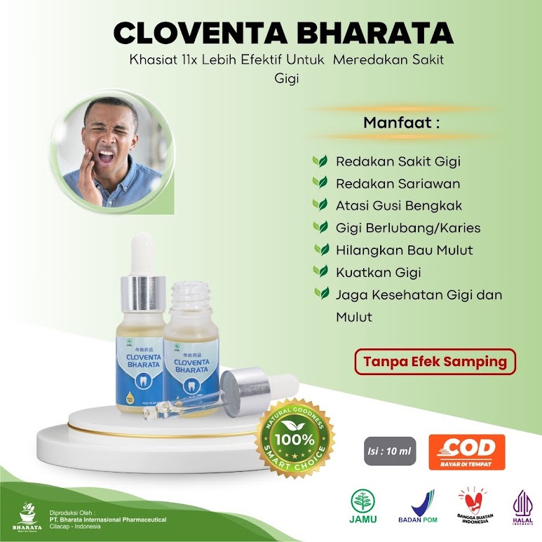 Obat Sakit Gigi Ampuh 100% Original Sembuh Dalam 3 Hari | Meredakan Sakit Gigi, Gigi Berlubang, dan 