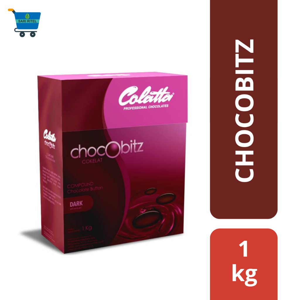 COLATTA Chocobitz Button Compound Chocolate 1Kg / Colatta ChocoBitz 1kg