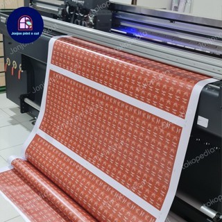 

Print UV COLOR ONLY Sticker Premium White Glossy Vinil roll + cutting