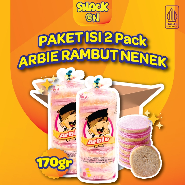 

Paket Arbie Harumanis Gulali isi 2 Bundle Arbie Rambut Nenek 170grx2