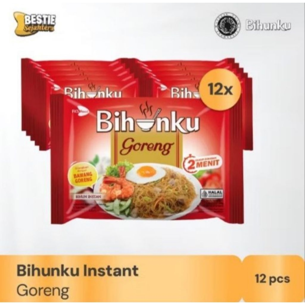 

Paket Bundling - Bihunku Instant - Goreng - 60gr - 12pcs