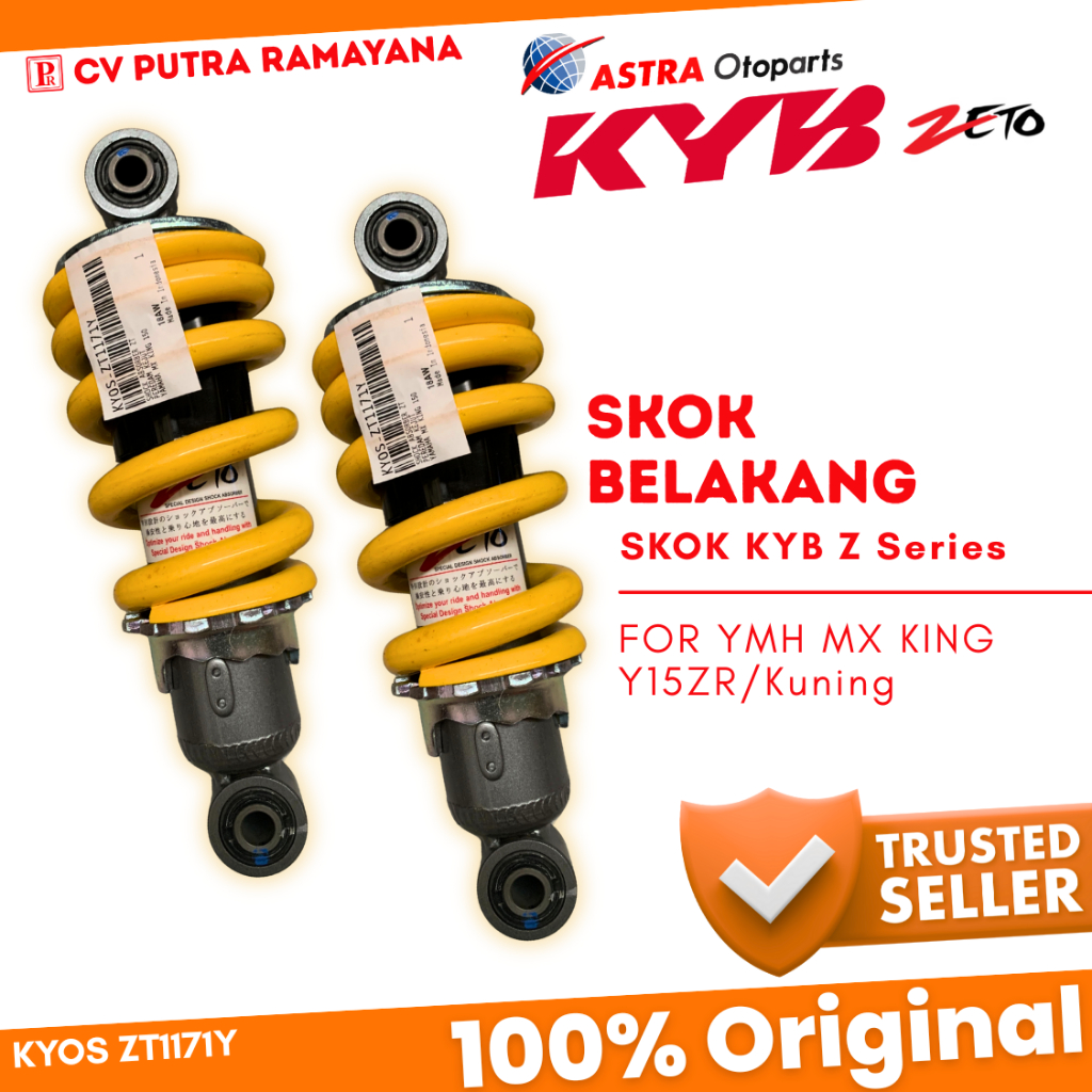 SKOK KAYABA  KYOS ZT1171Y ZETO YMH MX KING Y15ZR/Kuning 100% ORIGINAL