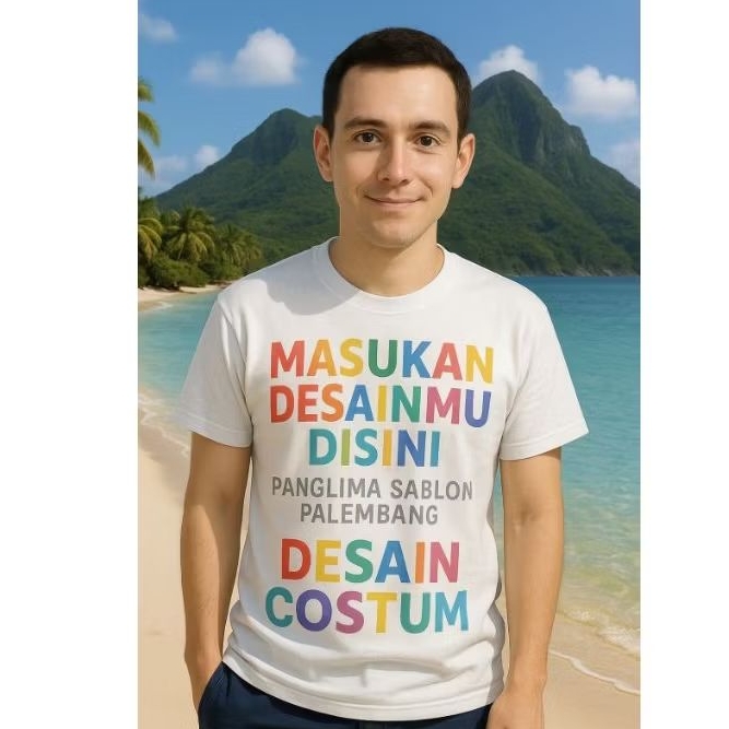 BAJU KAOS COTTON COMBED COSTUM 30S