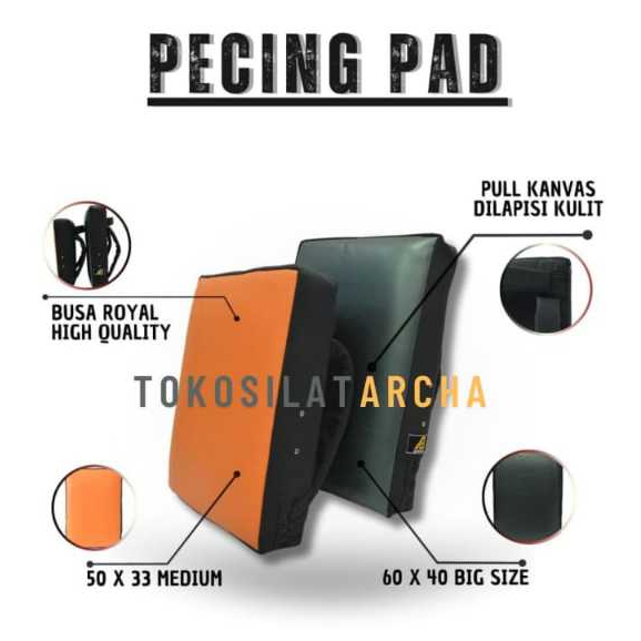 Pecing Pad ARCHA Ukuran 60x40 cm / Pecing Silat  Beladiri Target Tendangan Pukulan