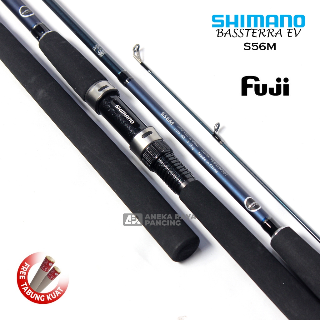Joran Shimano BASSTERRA EV  2019 168 - 300CM | Fuji Guides | Kolam Galatama