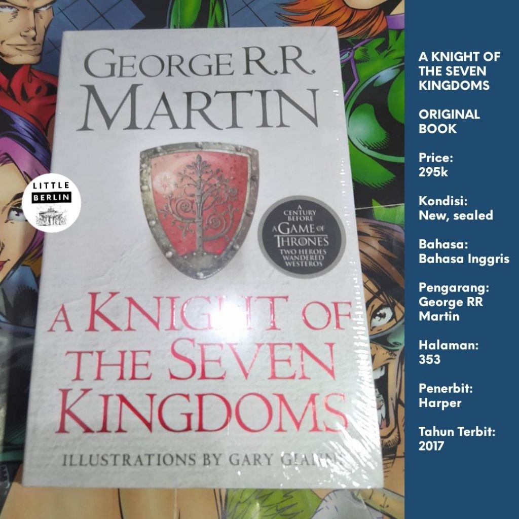ORIGINAL Novel George Rr Martin A KNIGHT OF THE SEVEN KINGDOMS Game of Thrones Prequel English Harpe