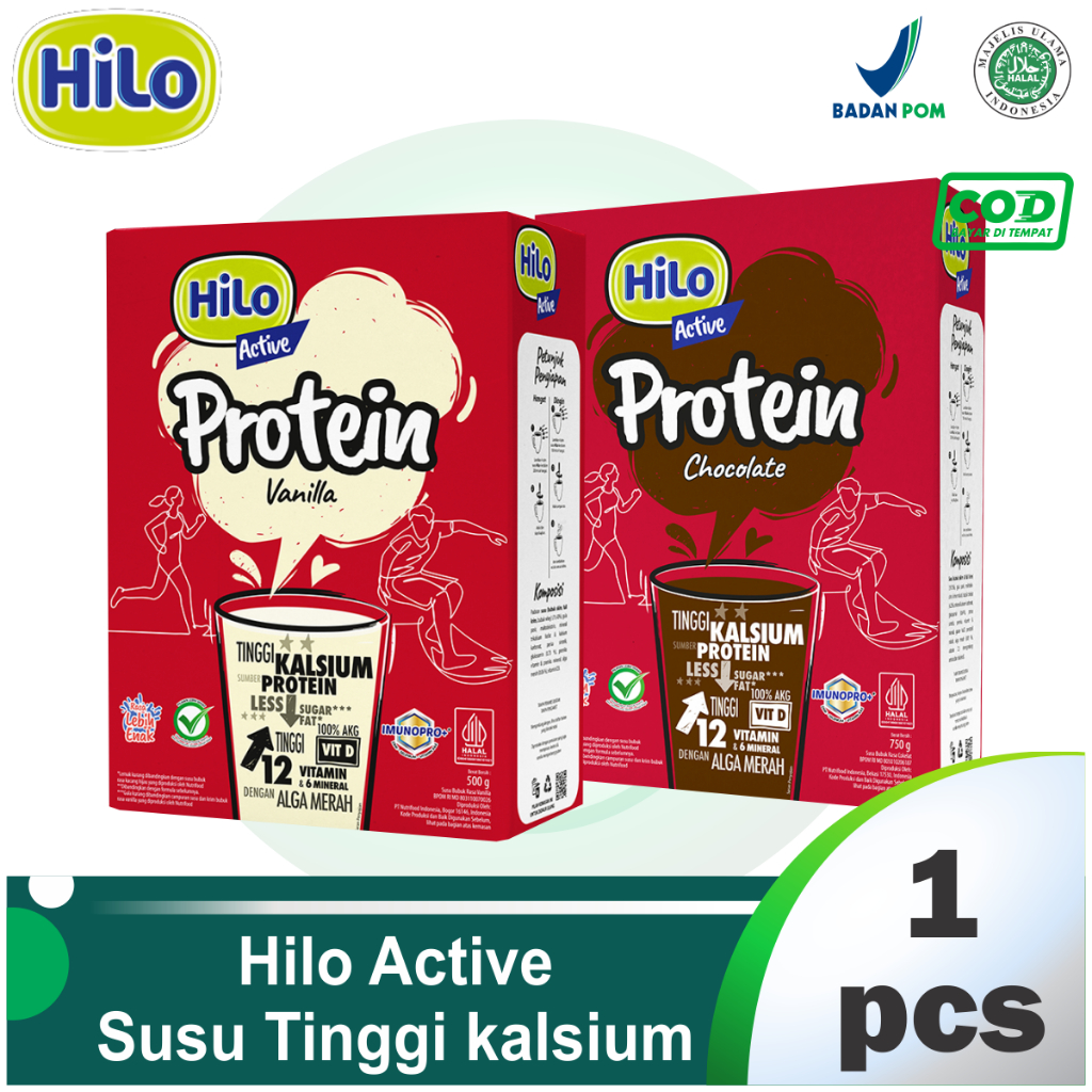 

HiLo Active 500 gram - Susu Tinggi Kalsium Rendah Lemak