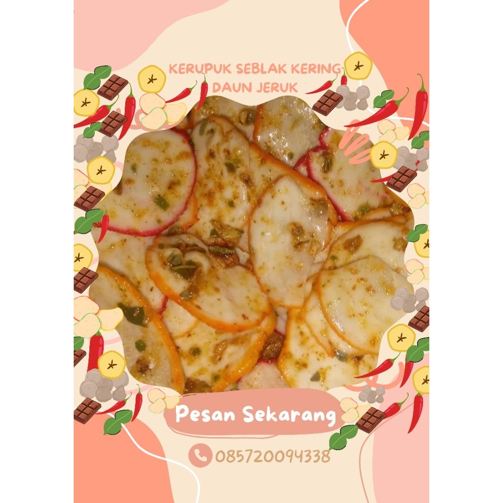 

Kerupuk Seblak Kering Daun Jeruk