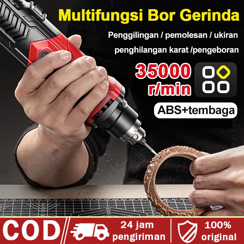 Bor Ukir Grafir Multifungsi Bor Gerinda Tuner Listrik Bor Mini Elektrik Pengukir 6 Kecepatan