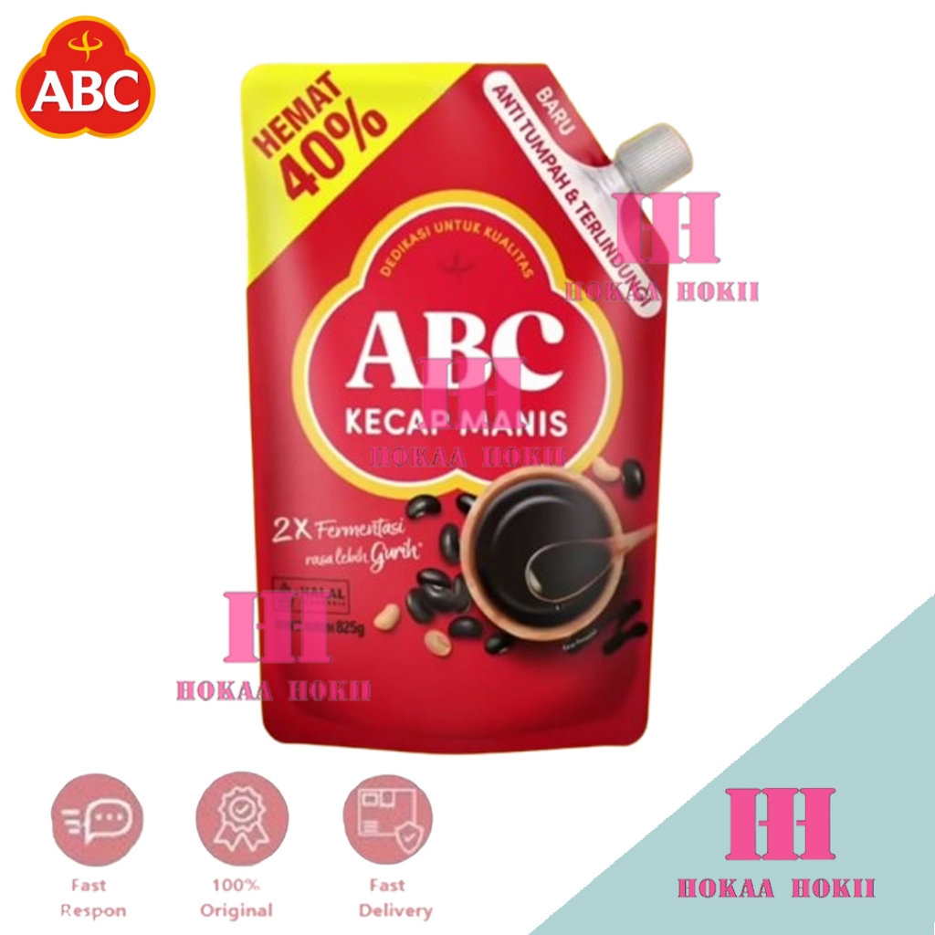 

ABC Kecap Manis Kedelai Pilihan 825gr