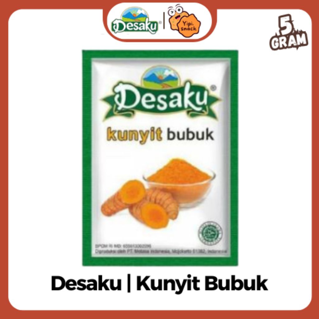 

Desaku Kunyit Bubuk Bumbu Kunyit Instan 5g