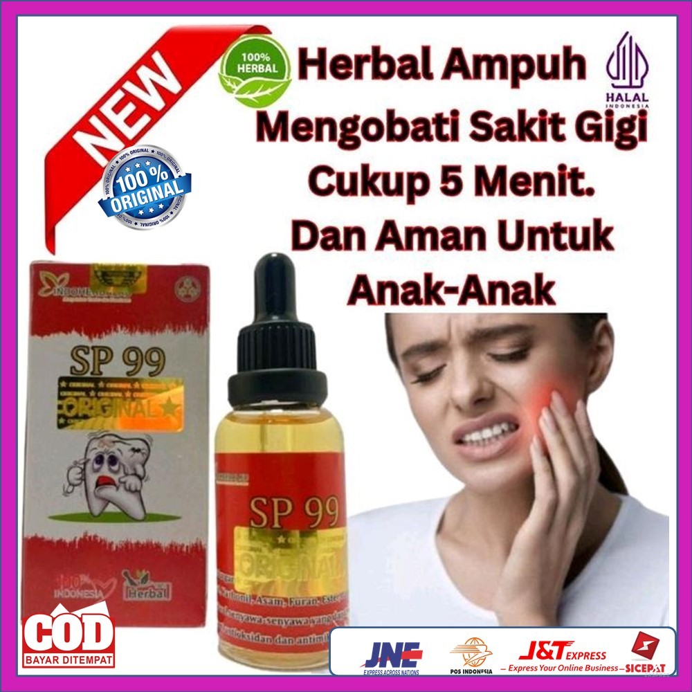 Cairan SP99 Sakit Gigi Meredakan Sakit Gigi Berlebih dan Menjaga Kesehatan Mulut - Bau Gusi