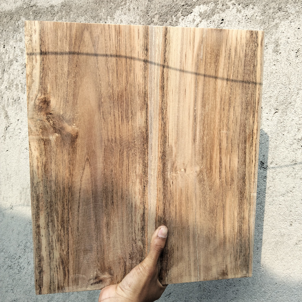 Papan Kayu Jati Custom Papan Kayu Siap Pakai Tebal 3cm