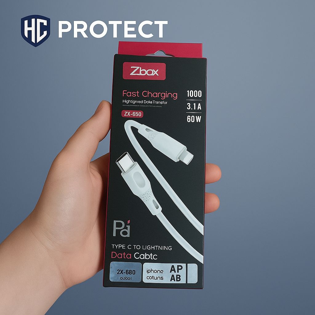 Kabel Zbox ZX-650  Charger iPhone Lightning to Type-C Fast Charging – Kabel Data Original Kuat & Awe