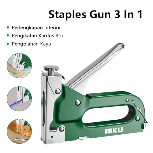 

Staples Tembak 3 In 1 Tacker Stapler Staples Perekat Powerfull Streples Tembak