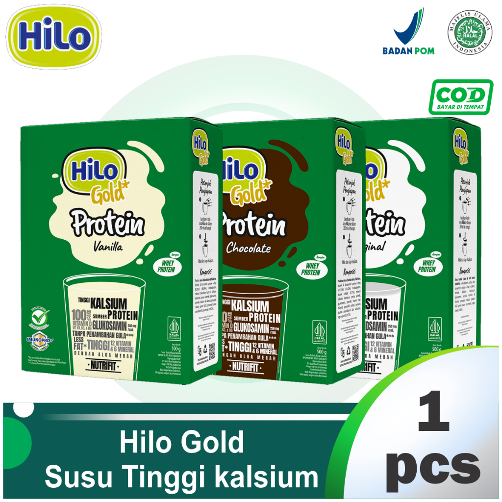 

HiLo Gold 200gr - Susu Tinggi Kalsium Lebih Rendah Lemak