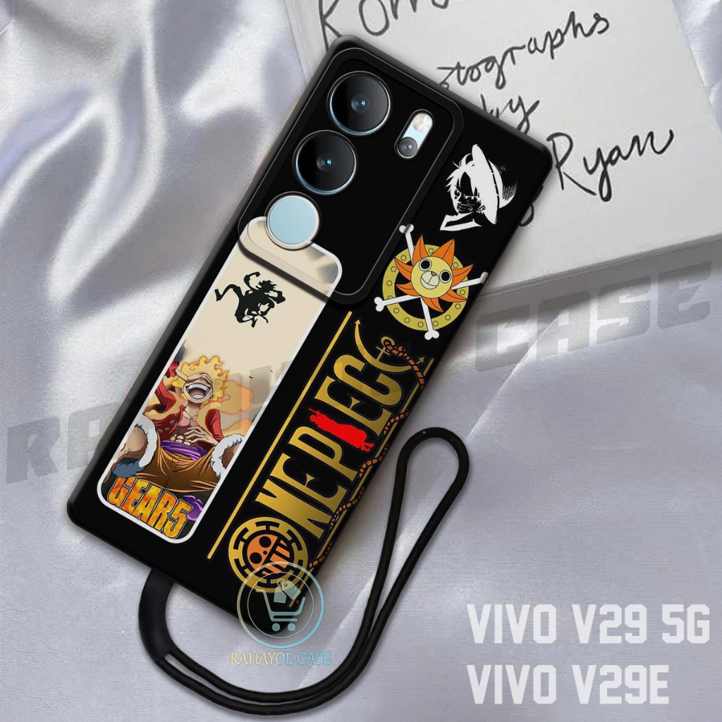 RAHAYOE CASE -  Case Vivo V29 5G - Case Vivo V29E  Free Tali Hp - Fashion Case Softcase Macaron Prot