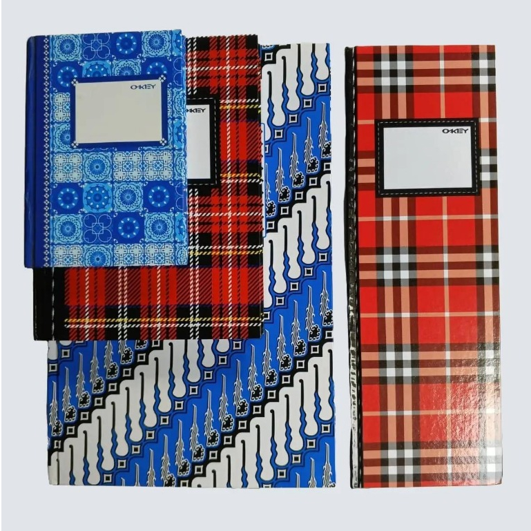 

Buku Hard Cover Oktavo, Kwarto, Folio, Folio Ekspedisi Warna dan Motif Random | OKEY