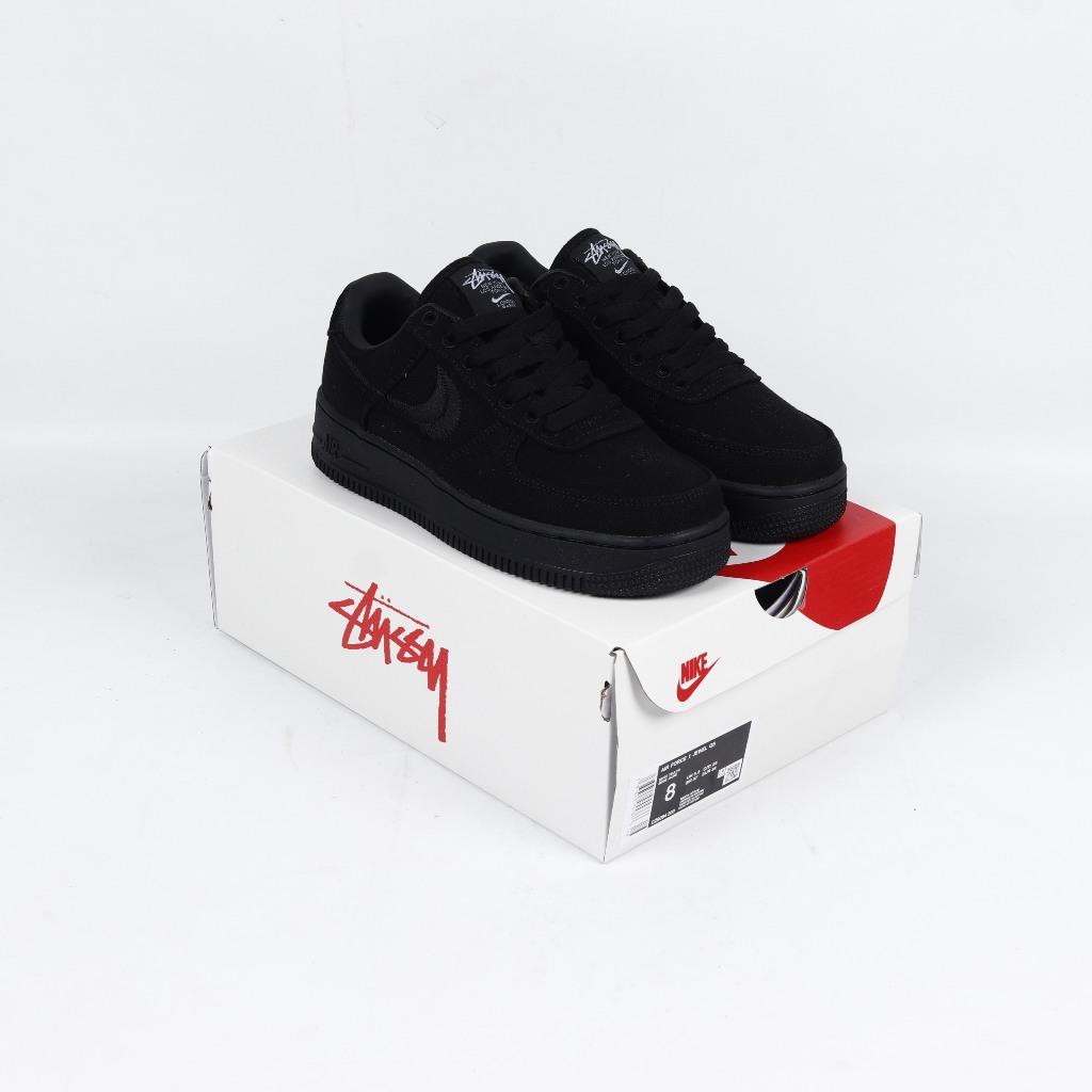 Air Force 1 Low X Stussy Fossil Stone Black