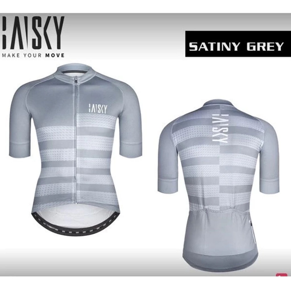 Jersey Sepeda BAISKY Santiny Grey Women - Baju Sepeda