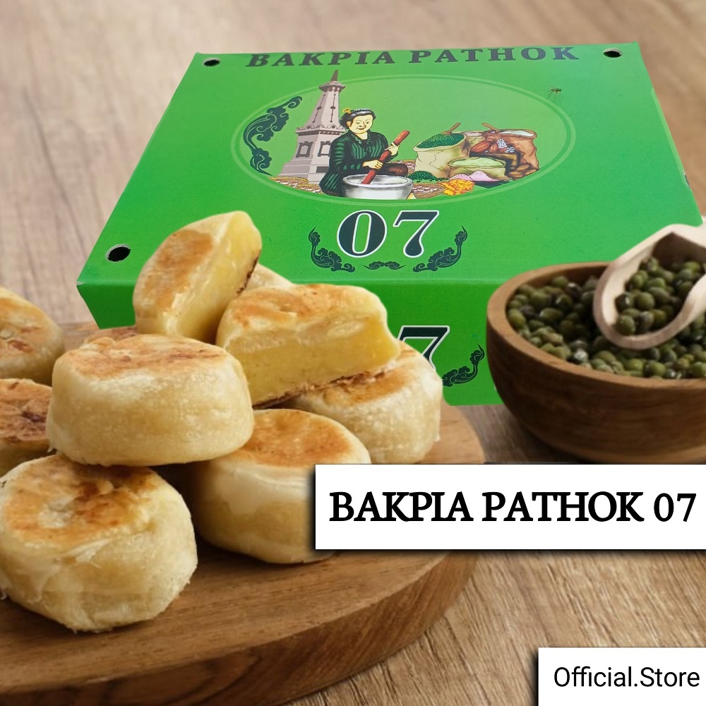 

Bakpia Pathok 07 Kacang Hijau - Bakpia Basah Ori isi 20 Free Vakum Khas Jogja