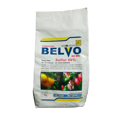 FUNGISIDA BELVO 80 WG BELERANG SULFUR 80% 1 KG