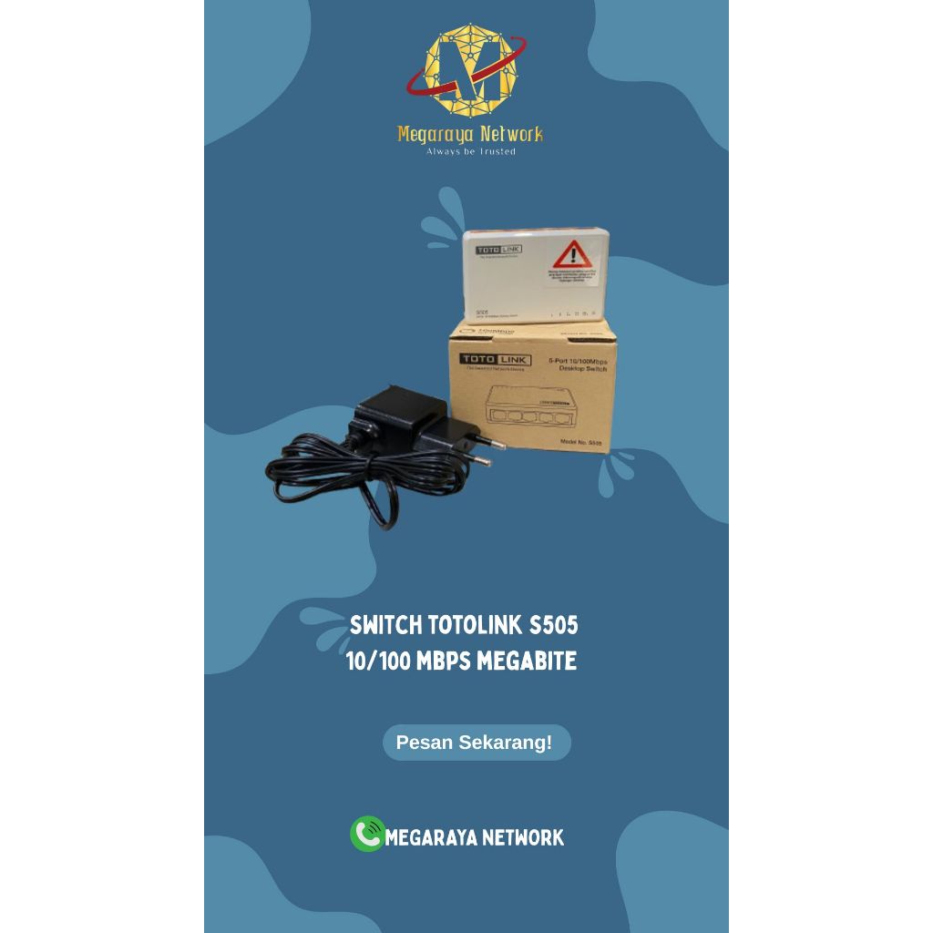 SWITCH HUB TOTOLINK MEGABIT S505 / S808