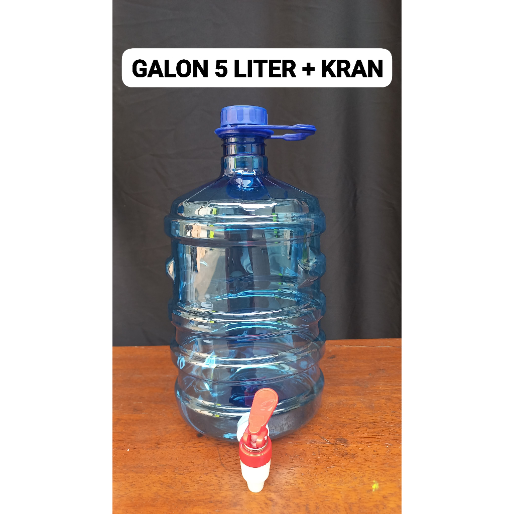 

GALON 5 LITER + KRAN + TUTUP + KALUNG