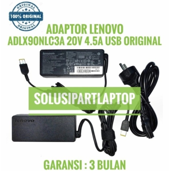 Adaptor Charger PC All In One Lenovo V530-22ICB 20V 4,5A 90W USB Square Mounth