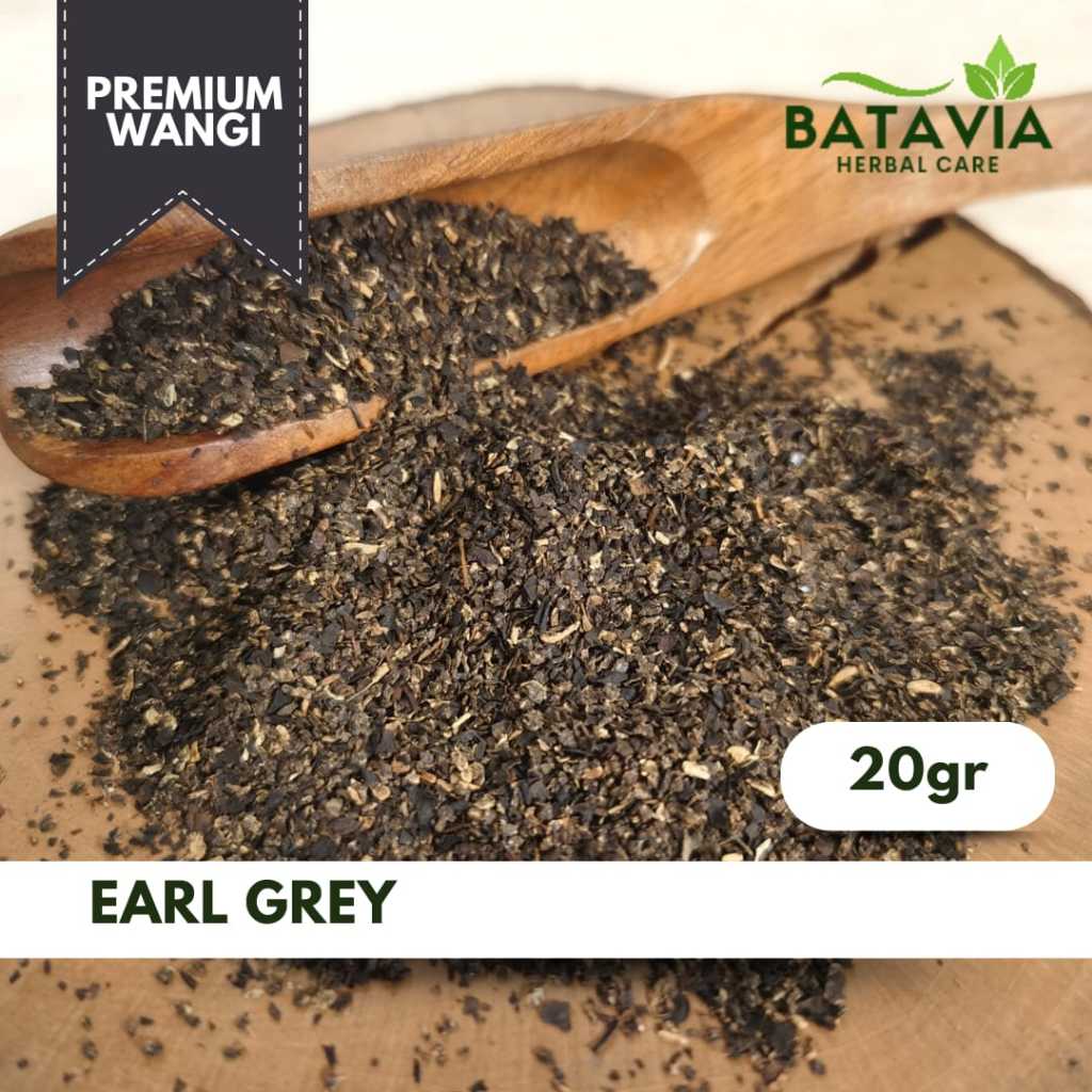 

Earl Grey Tea Organic Teh Hitam Bergamot Black Tea Premium - 20gr