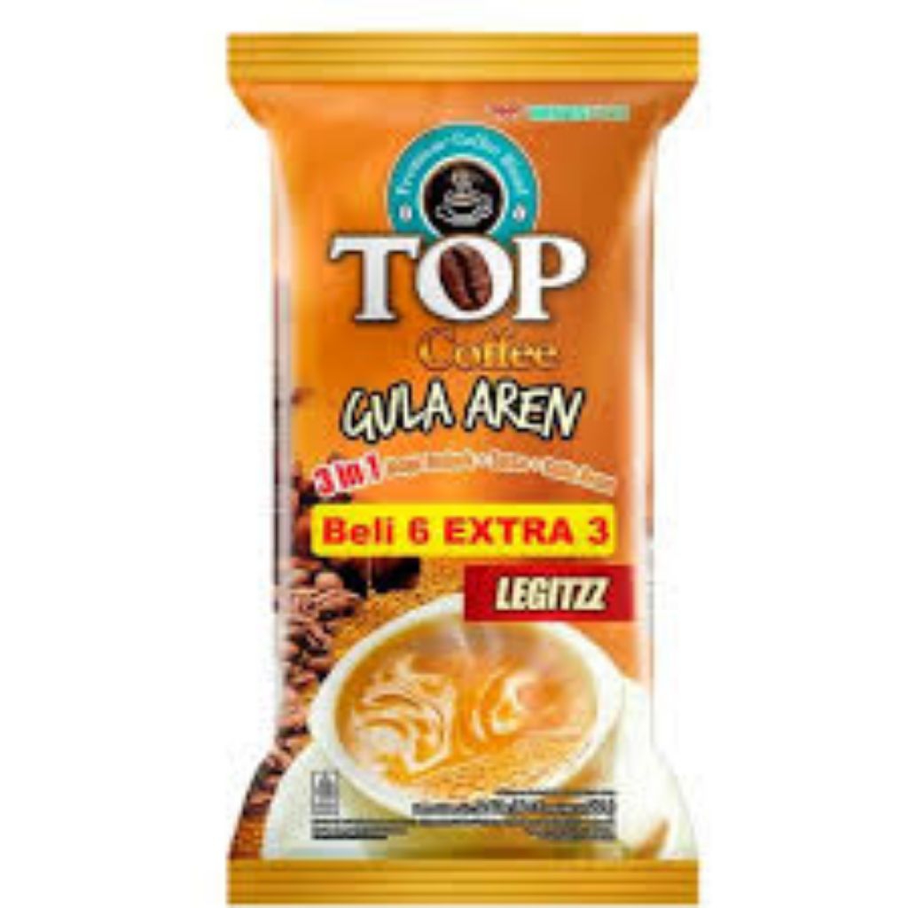 

Top cofee Gula Aren isi 9 sachet