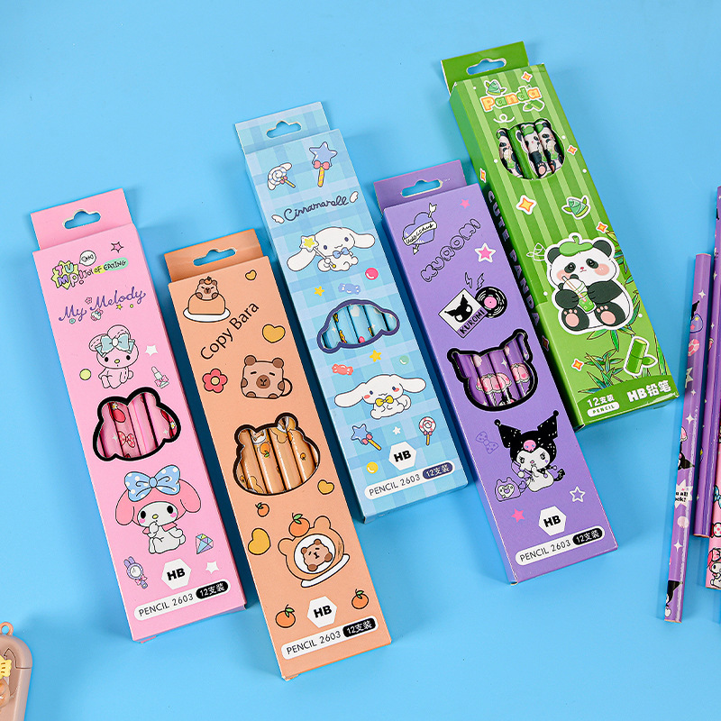 

UBe Shop | P05 Pensil HB Karakter Sanrio 1 Pack isi 12 Pcs untuk Menulis dan Menggambar