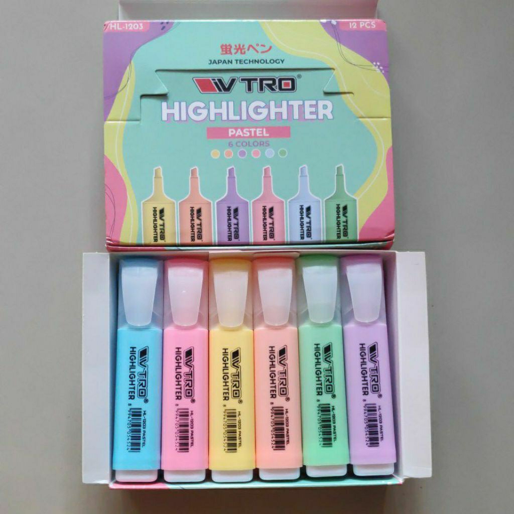 

Davis Highlighter 1 PCS Stabilo Warna Pastel F-6608-36 ATK Alat Tulis Kantor Sekolah