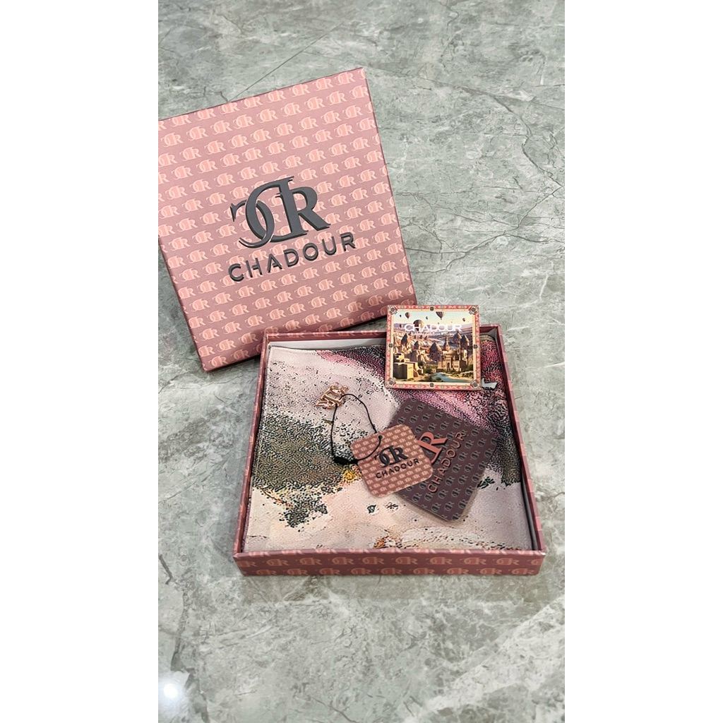 

Chadour Monogram Signature Giftbox Hampers Hijab Scarves (Box + Card only)m