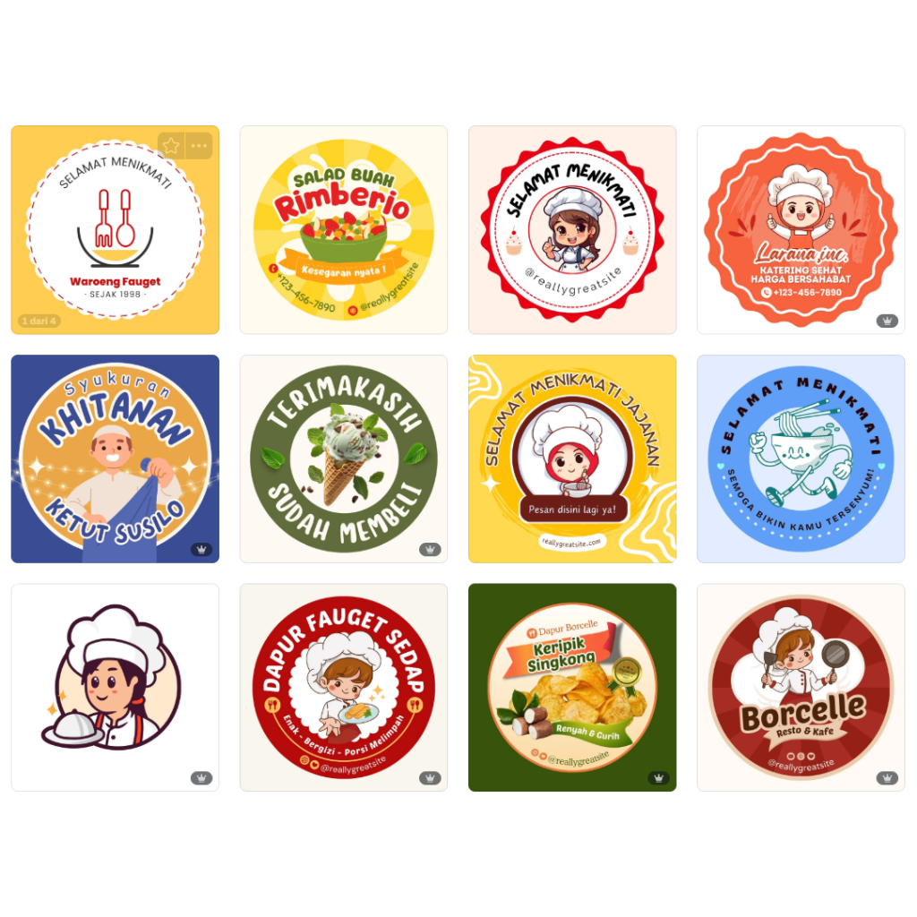 

STIKER/STICKER/SETIKER KEMASAN MAKANAN MINUMAN UKURAN 5X5