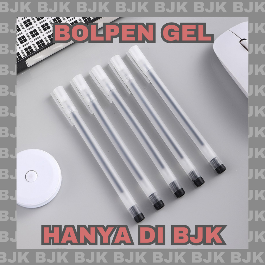 

Pulpen Gel Hitam 0.5mm SAFARI - 1 PCS Bolpen Murah [BUJOYUK]