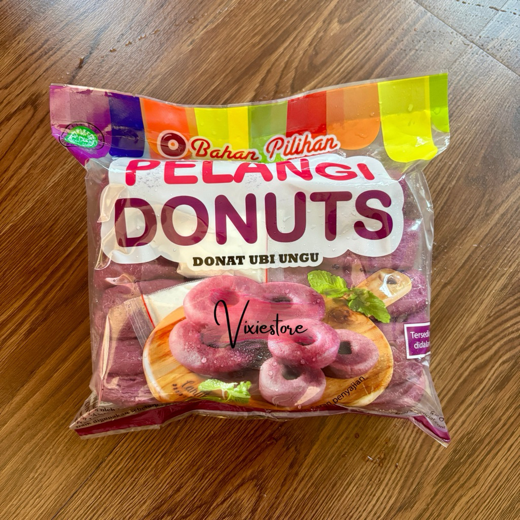 

Pelangi Donuts Donat Ubi Ungu Mini Isi 21