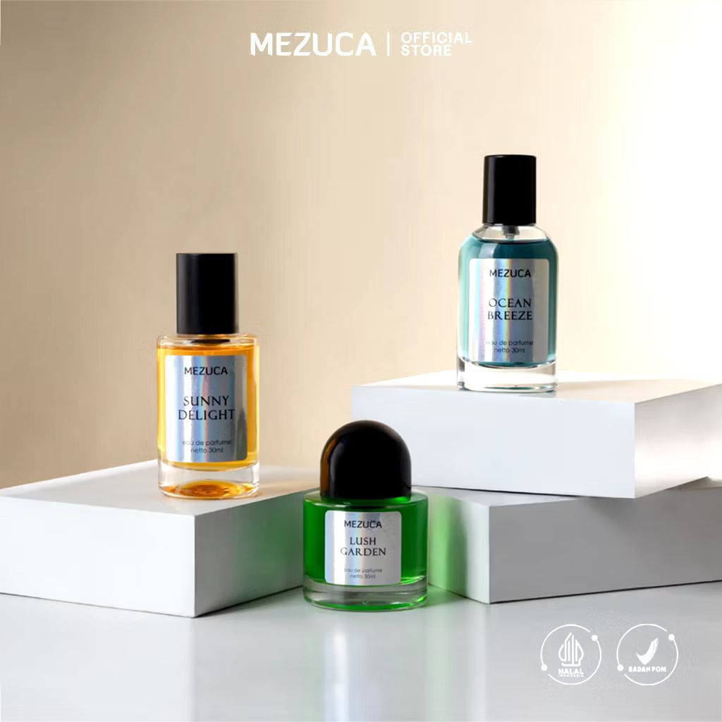 DAPAT 3 BOTOL PARFUM MEZUCA ELEGANT SERIES BPOM WANGI TAHAN LAMA
