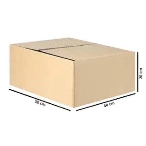 

promo !! Kardus Box Packing 50cm x 40cm x 20cm Dus Paking Karton Baru Polos 100 PCS
