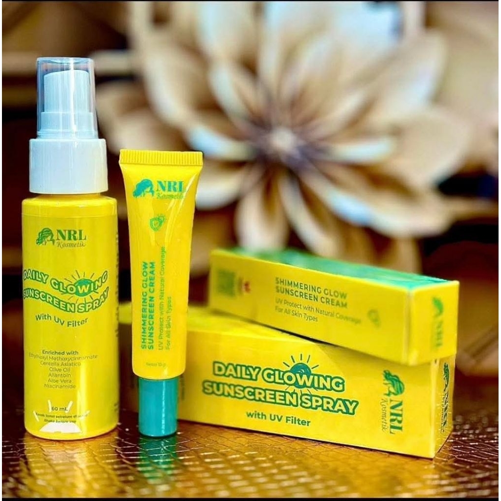 Sunscreen spray & sunscreen cream