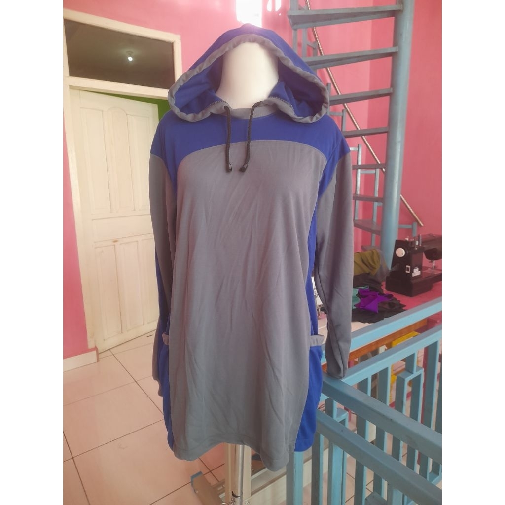 Baju kaos petani,baju kupluk lengan panjang unisex